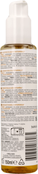 Tył butelki żelu oczyszczającego Garnier z witaminą C i kwasem salicylowym, widoczne informacje o produkcie 150ml.