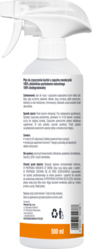 NATURELI ECO ,płyn do czyszczenia kuchni o zapachu mandarynki,tył
