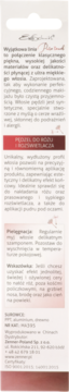 Białe opakowanie pędzla do różu i rozświetlacza, z polskim tekstem o precyzyjnej aplikacji.