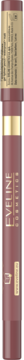 Eveline Variete żelowa kredka do ust 03 Dark Rose, matowa, ciemnoróżowa, pionowy widok.