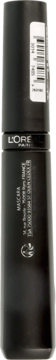 Czarny tusz L'Oréal Paris Telescopic Lift Extra Black, pionowe ujęcie z widocznym logo i etykietą.