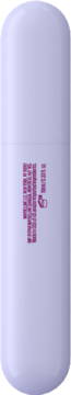Jasnofioletowa mascara Maybelline The Falsies Surreal Extension, pionowa tubka z drobnym fioletowym nadrukiem.