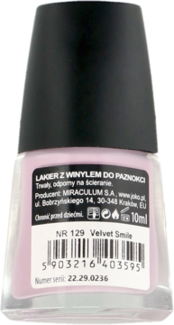 JOKO Find Your Colour ,lakier do paznokci, nr 129 Velvet Smile,tył