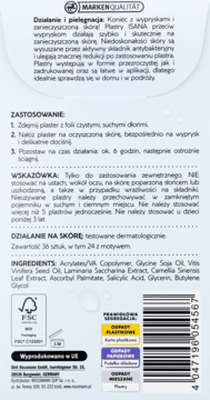 ISANA Czysta Skóra ,plastry przeciw wypryskom,tył