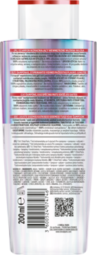 Tył szamponu L'Oréal Bond Repair 200ml, odbudowa zniszczonych włosów, z kodami i składem.