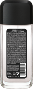 Tył opakowania STR8 Live True męskiego dezodorantu perfumowanego 85ml, z czarną etykietą, tekstem i kodem kreskowym. Nuty morskie, cytrusowe.