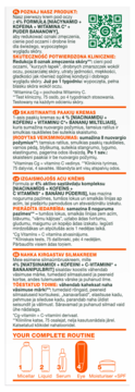 Ulotka Garnier Vitamin C Krem pod oczy 4% z niacynamidem, kofeiną i pudrem bananowym, opis działania.
