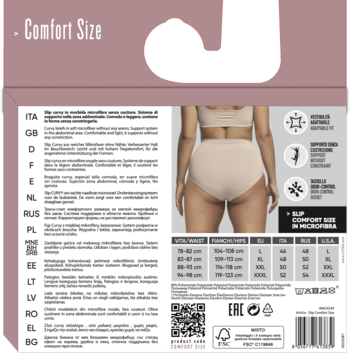 POMPEA Comfort Size ,figi damskie, Curvy, Nero, rozm. XXL,tył