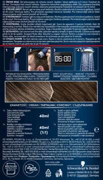 SCHWARZKOPF MEN ,żel do włosów, koloryzujący, nr 60 Medium Brown,tył