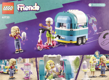 LEGO Friends ,klocki, Mobilny sklep z bubble tea, 6+, 41733,tył