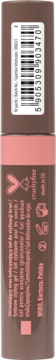 Tył brązowego żelu do brwi Lovely Slay With Brows, nr 2 Cool Dark Brown, widoczny kod kreskowy i tekst.