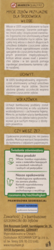 ALTERRA ,szczoteczka do zębów,  bambus, miękka,tył