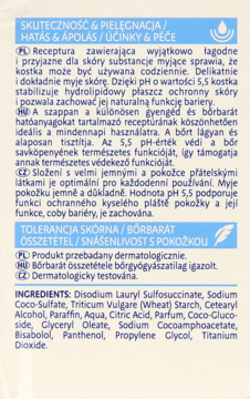 ISANA MED ,kostka myjąca do skóry wrażliwej,tył