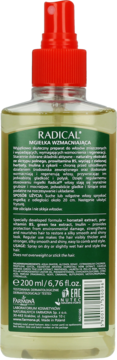 FARMONA RADICAL ,mgiełka wzmacniająca do włosów zniszczonych i wypadających,tył
