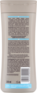JOANNA Ultra Color ,szampon do włosów rozjaśnianych i siwych, eliminujący żółtawy odcień, Chłodne Odcienie Blond, niebieski,tył