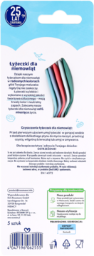 BABYDREAM ,łyżeczki dla niemowląt,tył