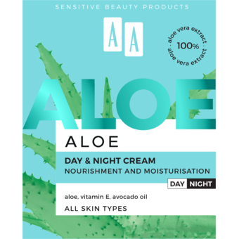 AA, Aloes , krem do twarzy, odywczo-nawilajcy, dzie/noc, 50 ml |  Drogeria Rossmann.pl