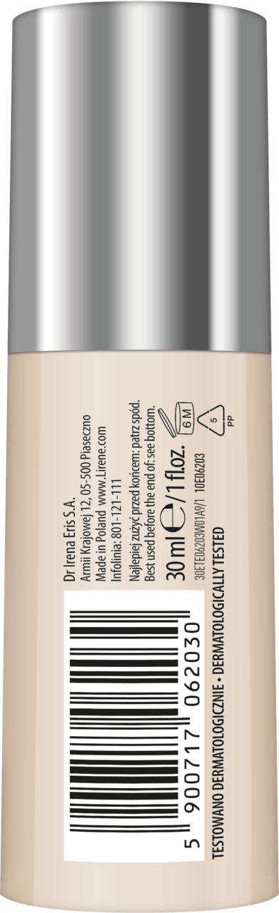 Lirene City Matt Mattierendes Make-up Fluid - 30 Ml Für Einen Ebenmäßigen, Natürlichen Teint