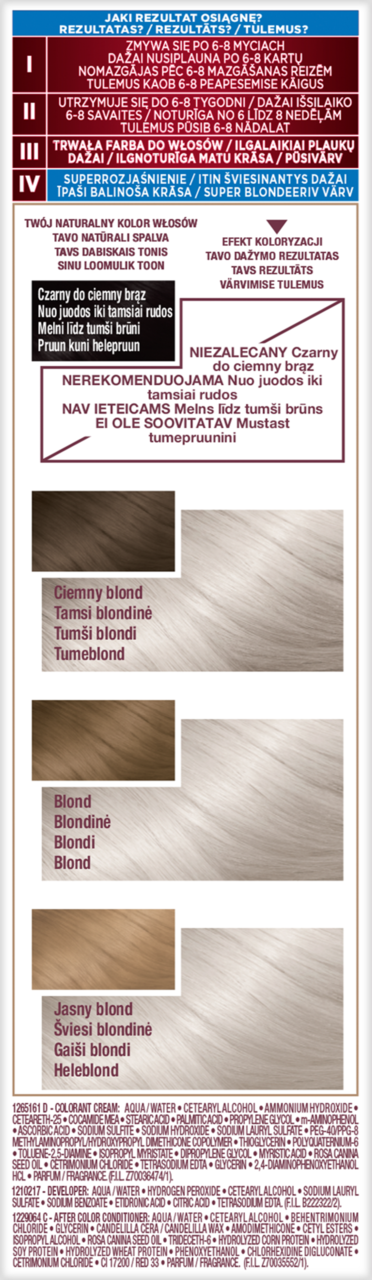 GARNIER COLOR SENSATION, krem koloryzujący do włosów, trwały, nr