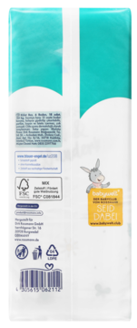 Tył opakowania pieluchomajtek Babydream XL 18 szt. z informacjami o produkcie, kodem i symbolami recyklingu.