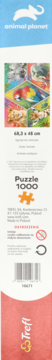 TREFL Animal Planet ,puzzle, 1000 elementów, Egzotyczne zwierzęta,lewa