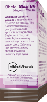 OLIMP LABS Chela-Mag B6 ,kapsułki, Magnez + Witamina B6, suplement diety,lewa