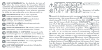 Biały wkład do zniczy nr 7, cylindryczny. Czas palenia ok. 110 godzin. Widok z boku, gładka.