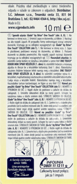 GLADE One Touch ,Mini Spray, zapas do odświeżacza powietrza, Citrus,lewa