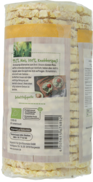 ENERBIO ,wafle kukurydziane z solą morską, bezglutenowe,lewa