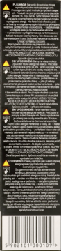 Tył opakowania Balsamu Koloryzującego Henna Color, czarne pudełko z polskimi instrukcjami i kodem kreskowym.
