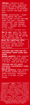 FLOSLEK LABORATORIUM stopNaczynka ,krem pod oczy, rozjaśniający cienie,lewa