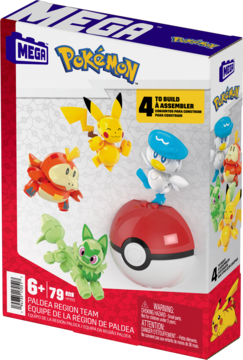 MEGA Pokemon ,zestaw konstrukcyjny, towarzysze z Paldei,lewa