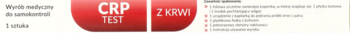 DOMOWE LABORATORIUM ,test CRP z krwi,lewa
