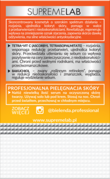 BIELENDA PROFESSIONAL SupremeLab Energy Boost,serum do twarzy, olejowe,lewa