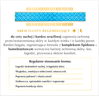 Szczegółowy opis kremu Dermika Meritum Forte: regenerujący, tłusty, do cery suchej, z kompleksem lipidowym.