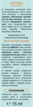 Informacje o Dermika Maestria: przeciwzmarszczkowy krem pod oczy 15ml ze śluzem ślimaka i tripeptydem.