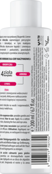 LIRENE Cera Naczynkowa ,mleczko do demakijażu 3w1, oczyszcza, koi, zmniejsza zaczerwienienia,lewa