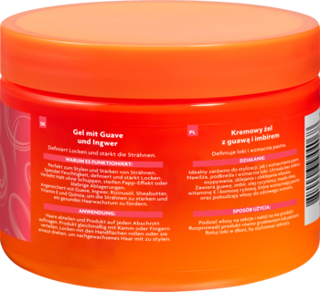 CANTU Guava & Ginger ,krem do stylizacji loków,lewa