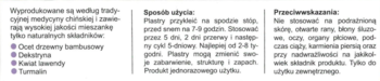 Plastry Detox Premium: skład (lawenda, bambus), instrukcja użycia, przeciwwskazania. Tekst po polsku na białym tle.