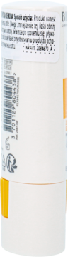 Tył opakowania sztyftu przeciwsłonecznego Bioderma Photoderm SPF50+ z polskim opisem i kodem kreskowym.