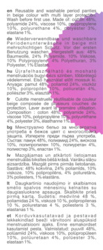 BELLA MyBella ,majtki menstruacyjne, rozmiar M, Beige,lewa