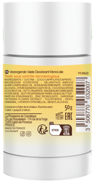 LOVEA ,dezodorant naturalny w kulce Olejek Monoi,lewa