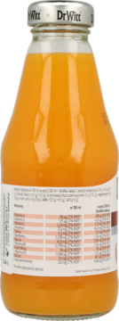 DR WITT ,napój wieloowocowy, pasteryzowany,lewa