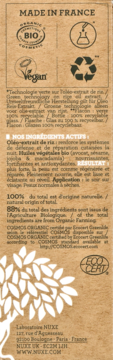 NUXE Bio Organic ,olejek do twarzy, regenerujący i odżywczy, na noc,lewa