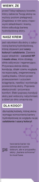 Fioletowa etykieta odżywczego kremu do twarzy z ceramidem NP i masłem shea, wzmacniającego barierę.