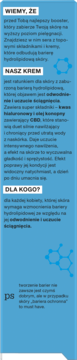 Niebieska ulotka o kremie do twarzy nawilżającym z kwasem hialuronowym i CBD, wzmacniającym barierę.
