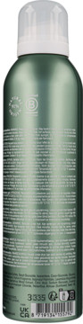 Tył zielonej pianki Rituals The Ritual of Jing Sleep, z tekstem '97% natural origin' i logo B Corp.