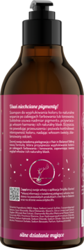 HAIR IN BALANCE BY ONLYBIO ,szampon do włosów, przyspieszający wypłukiwanie koloru,lewa