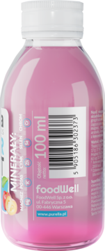 PURELLA SUPERFOODS Super Shot Hydro,napój typu shot, Acerola + Elektrolity, smak grejpfrutowy,lewa