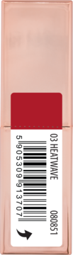 NAM Hydra Gloss Wet Shine ,pomadka do ust, nr 03 Heatwave,lewa